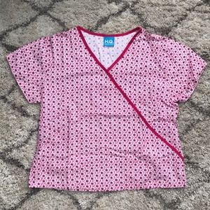 SCRUB H.Q.: Floral Scrub Top